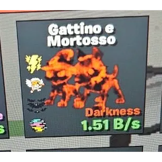 4 trait Gattino e Mortosso darkness