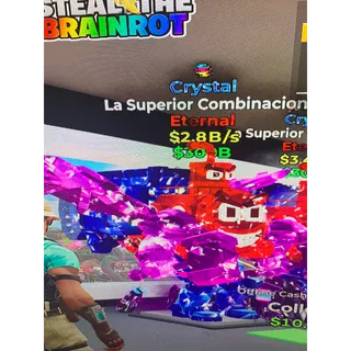 Fortnite steal the brainrot la superior combinacion crystal