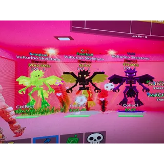 3x bundle vulturino skeletono