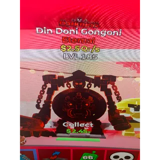 Lvl 185 darkness DIN DONI GONGONI