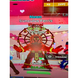 Lvl 200 Sunculus Ferris Neon
