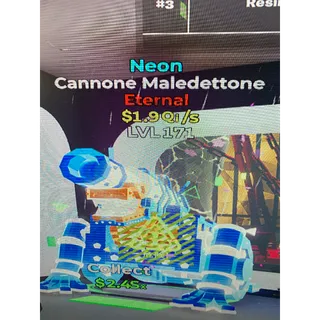 Lvl 171 Cannone maledettone neon