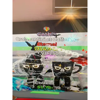 Lvl 150 Gothic ctoissantini et caffettino