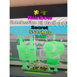 Fortnite steal the brainrot rainbow shtekerito el bulbonito