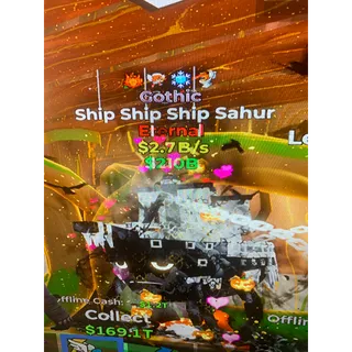 Fortnite steal the brainrot gothic ship ship sahur 4 traits