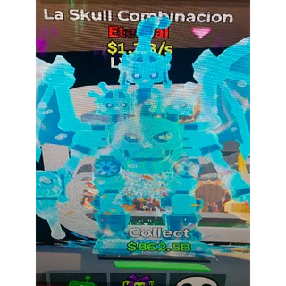 La skull combinacion aqua