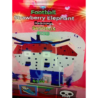 Fortnite brainrot football strawberry elephant