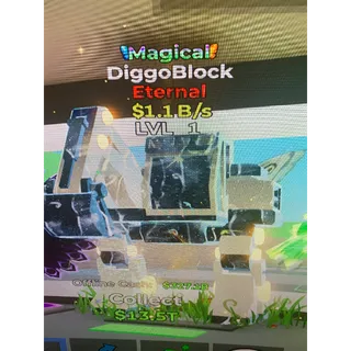 Magical diggoblock