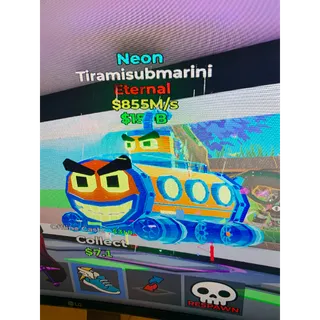 Fortnite steal the brainrot neon tiramisubmarini