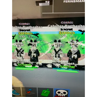 Bundle cabritos gothic