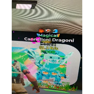 Fortnite brainrot magical cannelloni dragoni 3 traits 1.1 B
