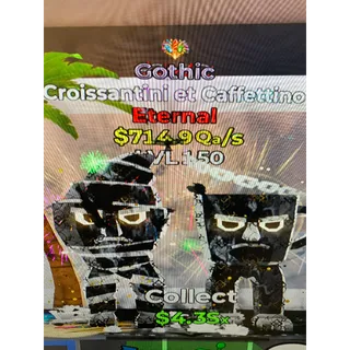 Lvl 150 gothic croissantini