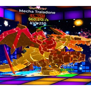 MAX LVL 60 Qi Summer Mecha Traladone