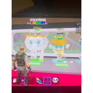 Fortnite steal the brainrot heaven elephant and tualetti