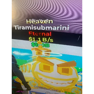 Fortnite steal the brainrot Heaven Tiramisubmarini