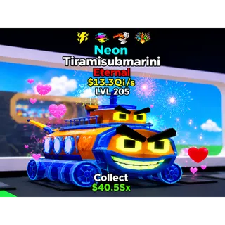 4 trait level 205 Neon Tiramisubmarini