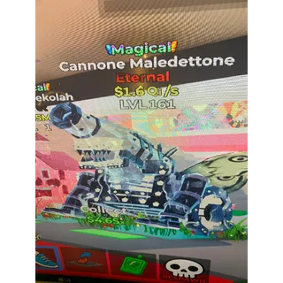Lvl 161 magical cannone maledettone