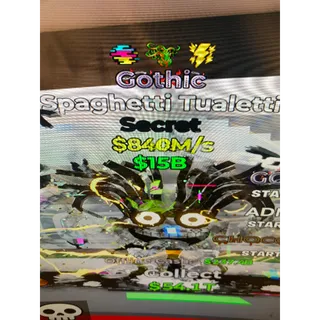 Fortnite steal the brainrot gothic spaghetti tualetti