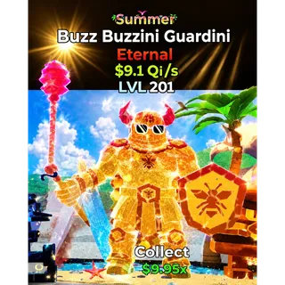 Fortnite steal the brainrot lvl 201 summer Buzz Buzzini Guardini 9.1 Qi