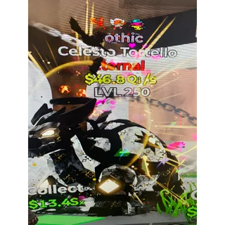 47 Qi triple trait gothic celesto tortello
