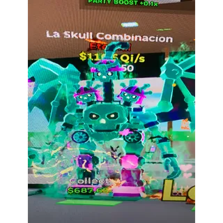 4 trait Spooky la skull combinacion