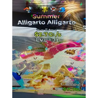 Lvl 171 summer  alligarto with 5 traits