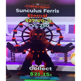 Fortnite steal the brainrot Max lvl Darkness sunculus ferris  27.4 Qi