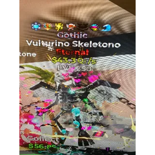 43.3 Qi 7 trait MAX LEVEL Gothic Vulturino Skeletono