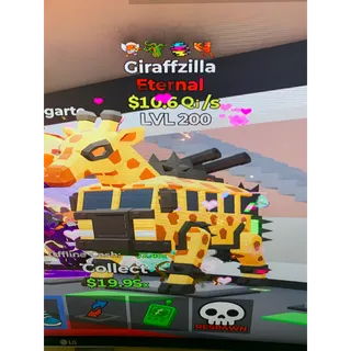 4 trait Giraffzilla level 200