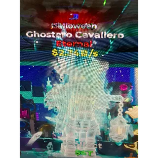 1 Trait Halloween Ghostero Cavallero