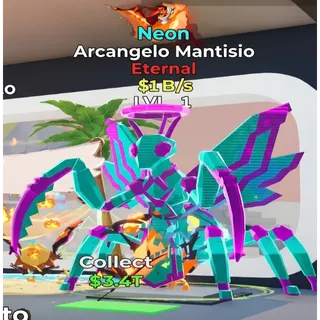 Fortnite steal the brainrot skibidi trait Arcangelo Mantisio Neon 