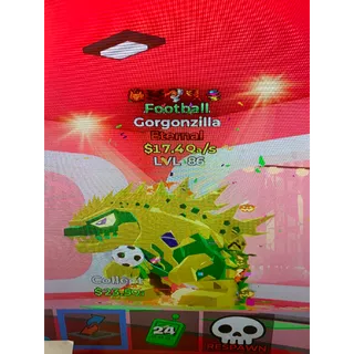 Fortnite brainrot 5 trait football gorgonzilla