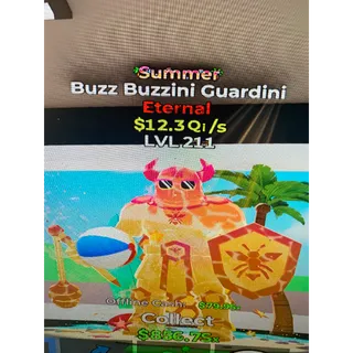 Fortnite steal the brainrot lvl 201 summer Buzz Buzzini Guardini 9.1 Qi