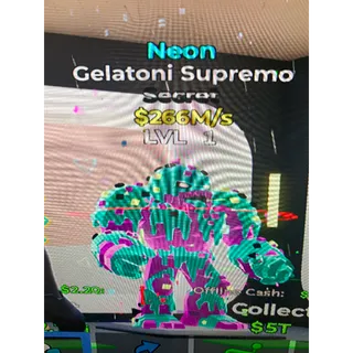 Neon gelatoni supremo