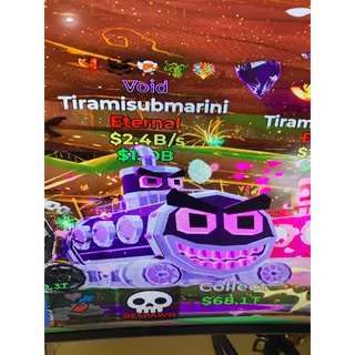 Fortnite brainrot void tiramisubmarini 5 traits 2.4B 
