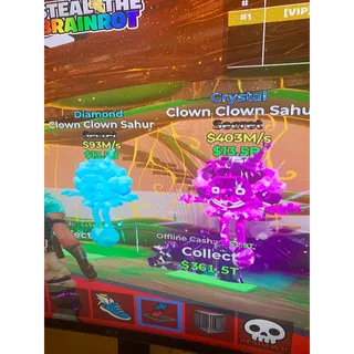 Fortnite steal brainrot x2 clown clown sahur crystal and diamond bundle