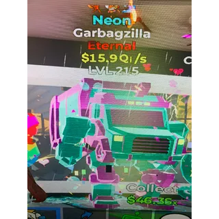 Neon garbagzilla lvl 215 with 3 traits