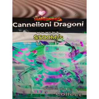 Halloween cannelloni dragoni