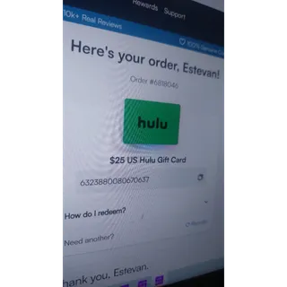 $25.00 USD $25.00 USD $25.00 USD Hulu