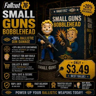 Small Guns Bobbleheads X100 | Fast Delivery