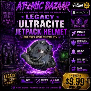 Legacy Ultracite Jetpack Helmet | PS5/PS4 | Rare Power Armor Item