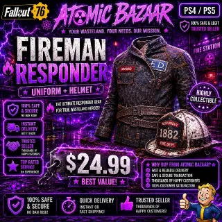 Fireman Responder Set | Fast Delivery