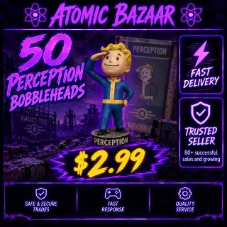 50 Perception Bobblheads