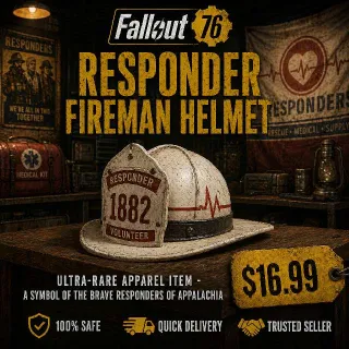 Responder Fireman Helmet | Very Fast Delivery | Limited Time Sale!!!