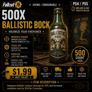 Ballistic Bock X500 | Fast Delivery