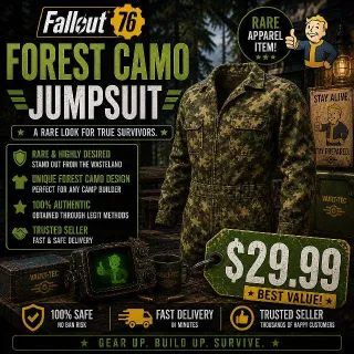 Forest Camo Jumpsuit