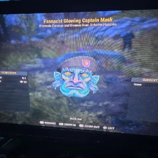 Fasnacht Glowing Captain Mask