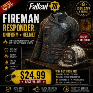 Responder Fireman Set | Fast Delivery 🚚 | Great Deal