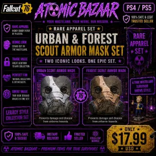 Urban & Forest Scout Armor Masks | Fast Delivery