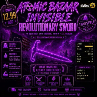 Legacy, Invisible Bloodid Revolutionary Sword